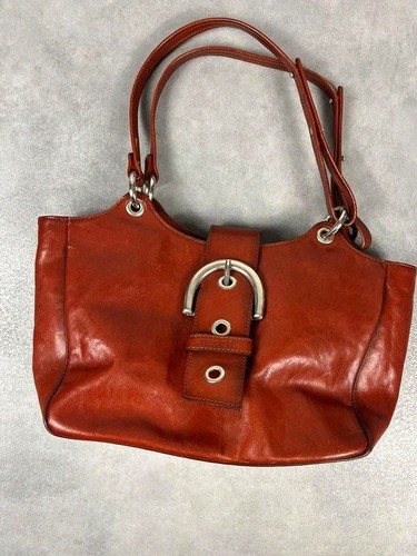 Sac main cuir bordeaux - à,