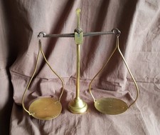 Balance à  Colonne Bailly à Paris 19 éme Bronze/Laiton Paris Apothecary Scales