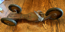 antique metal 3 wheel skates