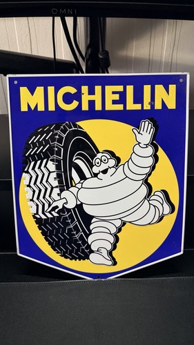 Plaque michelin bibendum - plaque,