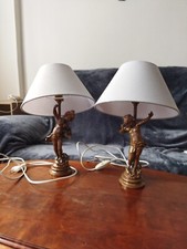ANCIENNE  Paire De LAMPE En