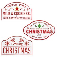 Noël Métal Signe Décoration