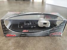 Voiture échelle 1:87 HO train Schuco En Métal + Boite Karaman Ghia + Caravane 