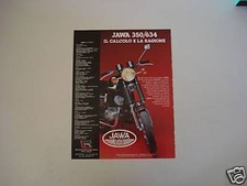 advertising advertising 1983 MOTORCYCLE JAWA 350/634