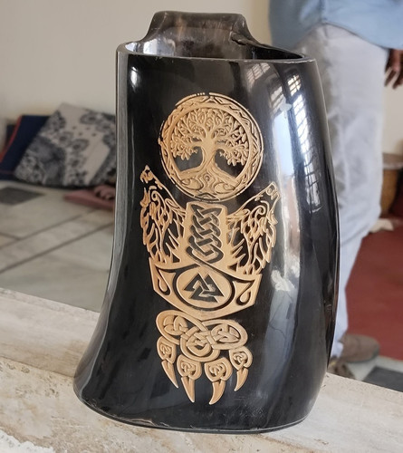 Tasse bière médiévale en - tasse, à