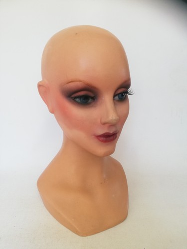 Tête mannequin femme vintage - mannequin,