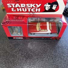 CORGI DIECAST FORD GRAN TORINO WITH STARSKY & HUTCH FIGURES  57402 NEW OLD STOCK