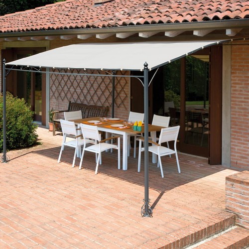 Pergola murale fer 3x4 m - en,
