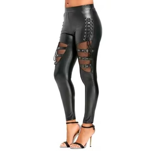 Legging sexy cuir latex bdsm - cuir,