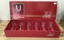 6 verres a vin rouge en