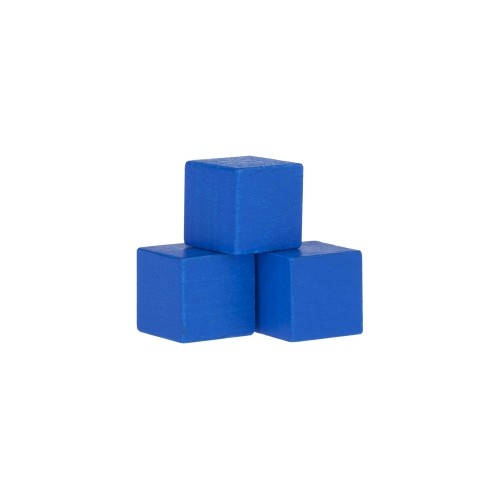Cubes bois pions - cubes, en