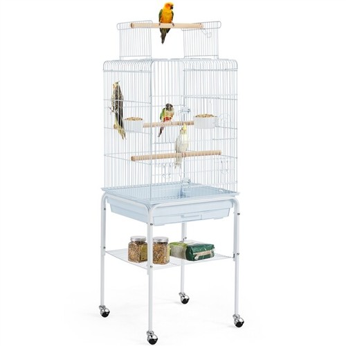 Cage oiseaux toit - à,