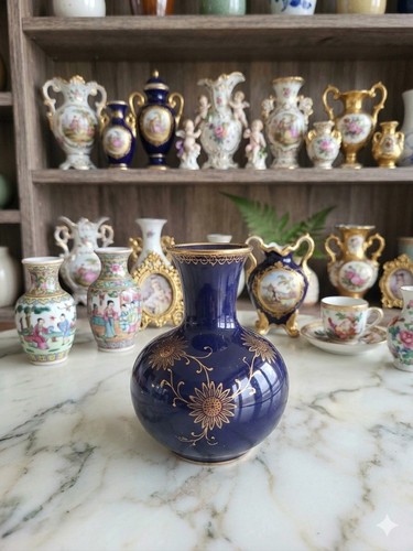 Petit vase soliflore cobalt - vase,