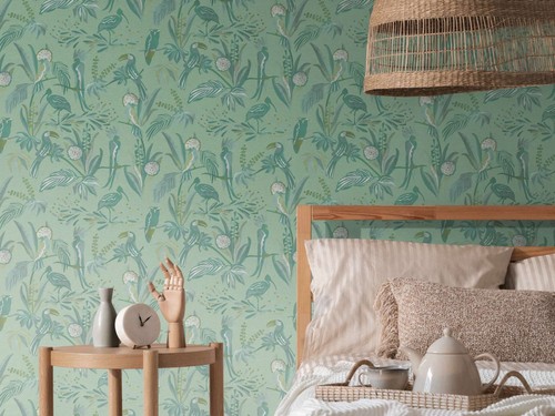 Papier peint avec motif la - de,
