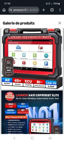 Valise diagnostic launch x431 - valise,