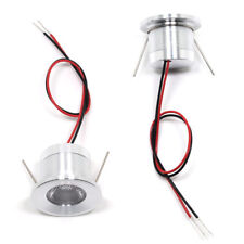 10 x 1W DC12v 32mm Mini LED Spot Encastrable Lumière Plafonnier Blanc Pur