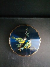 Poudrier Ancien  STRATTON Bleu