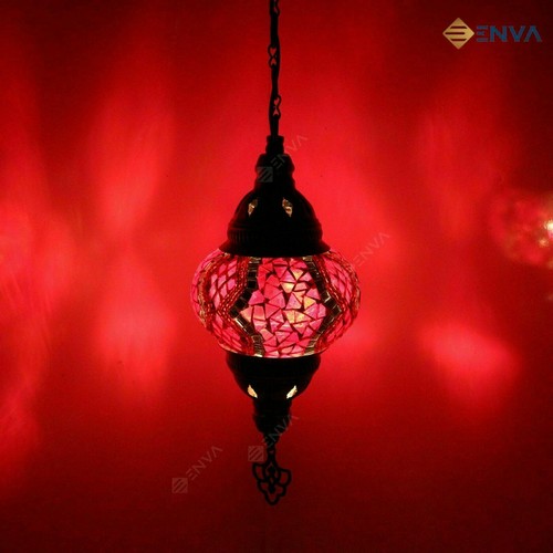 Lampe suspendue multicolore