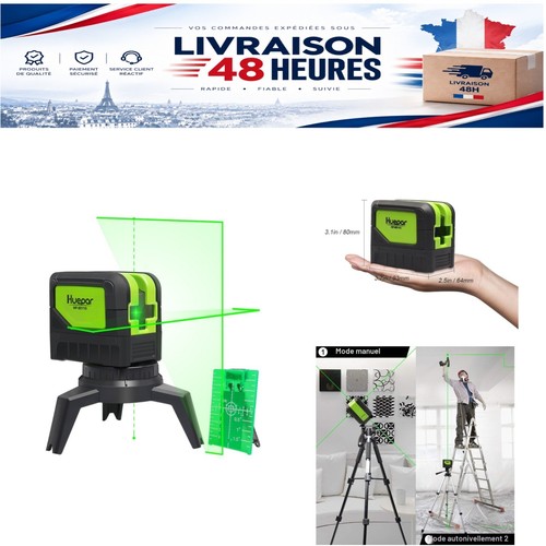 Huepar niveau laser - niveau, vert