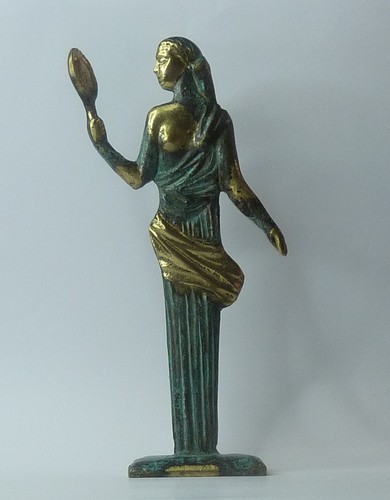 Statuette bronze femme - bronze, "