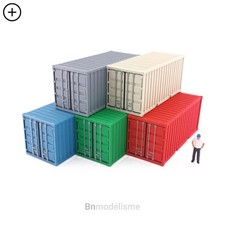 HO Conteneur 20 pieds, 1/87 H0