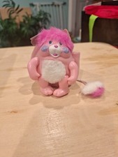 Vintage 1986 Mattel Pocket Popples Pink "Party" Popple Plush Soft Toy Mini