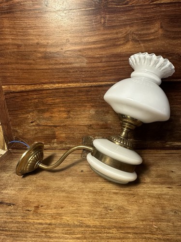 Lampe applique vintage laiton - lampe,