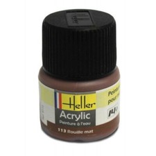 Heller 113 Matte Rust Acrylic Paint 12ml