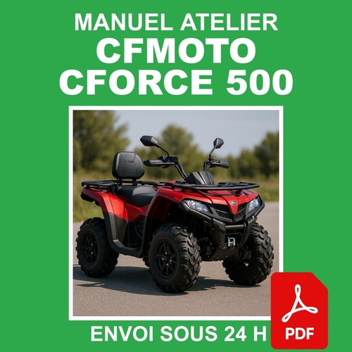 Manuel atelier cfmoto cforce - manuel,