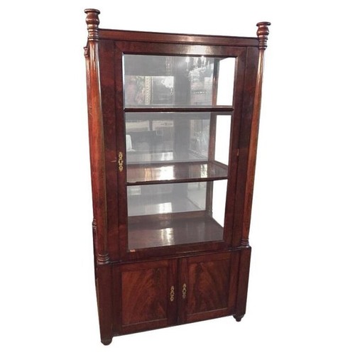 Vitrine verre triple face - verre,
