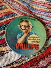 PETIT MIROIR DE COURTOISIE PUBLICITAIRE PHILIPS