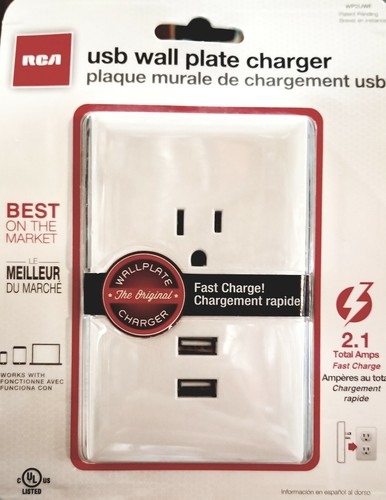 Rca usb wall plate charger - rca,
