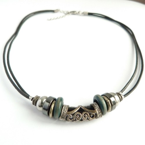 Collier court homme - court, ou
