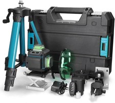 LASER LEVEL TRACKER SELF LEVELING 4D 16 LINES 360° ROTATION GREEN LINE