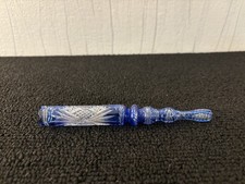 Blue Baccarat or Saint Louis Crystal Cigarette Holder?