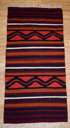 Tapis kilim égyptien rayé