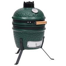 Barbecue à Fumoir Kamado 2-en-1 Céramique 56 cm Rouge Gril d'Extérieur vidaXL