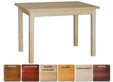 Table Grande table à manger table de cuisine restaurant pin massif 150, 170, ...