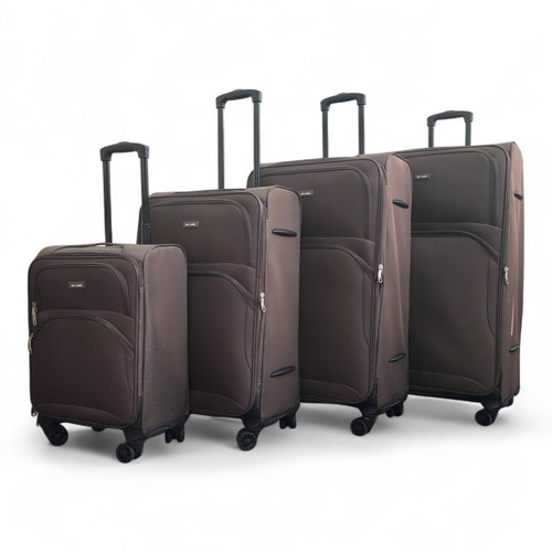 Valise souple élargie marron - souple,