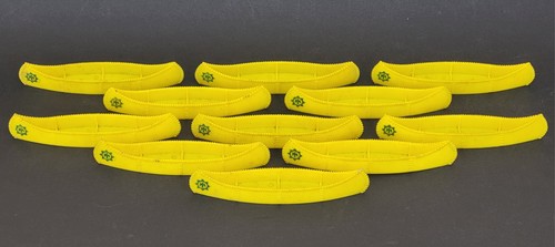 Lot canoes jaunes barques - canoes,