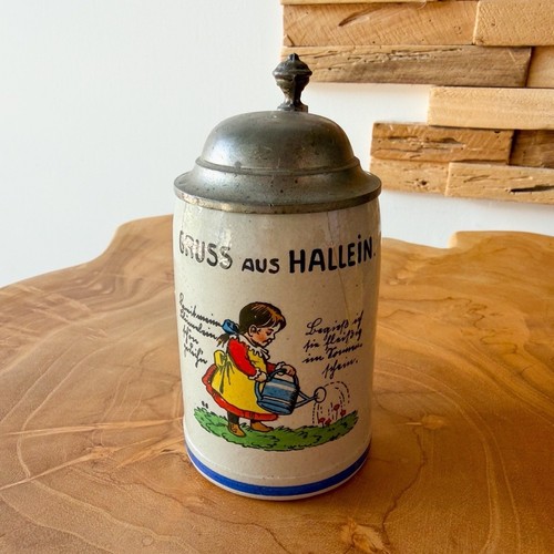 Chope bière avec couvercle - chope,
