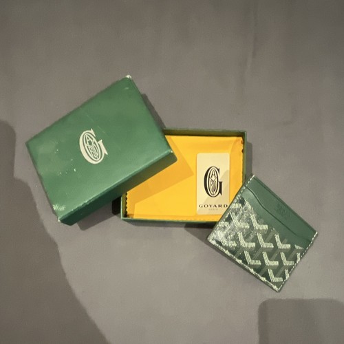 Goyard porte cartes cuir - goyard,