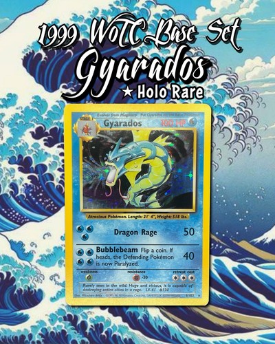 Wotc 1999 gyarados base - gyarados, set