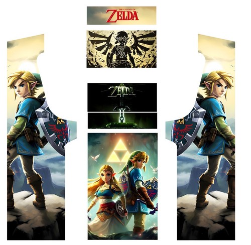 Stickers zelda pour - zelda, borne