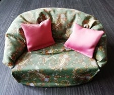 Cache Boite TISSUS Pour Mouchoirs CANAPÉ SOFA 2 COUSSINS #CKDB