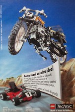 Advertising Italian 1991 LEGO TECHNIC GO-KART MOTORCYCLE CROSS