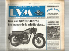 LA VIE DE LA MOTO N°105 BSA 250 4 TPS D'APRES GUERRE  / MAGDYNO / BITZA TERROT