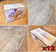 x12 Premium Acrylic Display Case Box TCG Pokemon ETB Trainer Boxes UV Protected