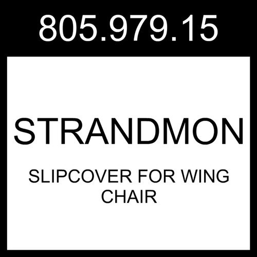 Ikea strandmon slipcover for - ikea,