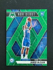 Jared McCain 2024-25 Panini Mosaic NBA Debut Green Scope Prizm 11/15 RC #263